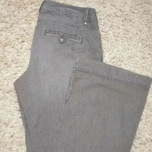 Eddie Bauer pinstripe jeans
